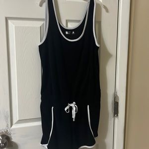 Soft sporty romper or swim cover